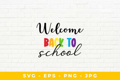 Welcome Back to School SVG Sublimatiz Designs 