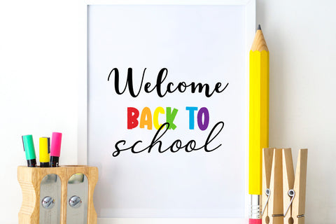 Welcome Back to School SVG Sublimatiz Designs 