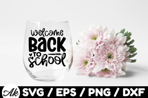 Welcome back to school svg SVG akazaddesign 