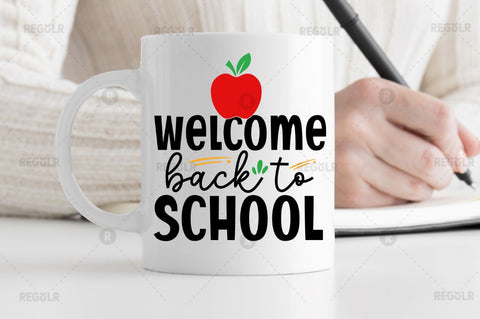 Welcome back to school SVG SVG Regulrcrative 