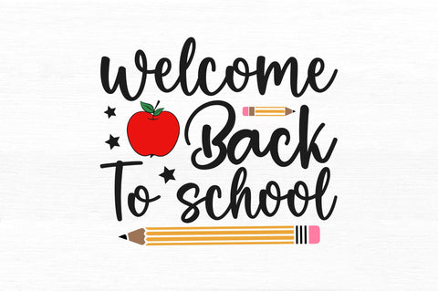 Welcome back to school SVG SVG Regulrcrative 