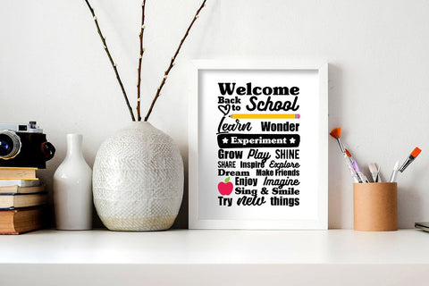 Welcome Back to School SVG SVG VectorSVGdesign 
