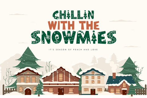 Welcome Christmas - Display Font Font Alpaprana Studio 