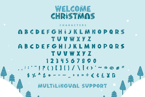 Welcome Christmas - Display Font Font Alpaprana Studio 