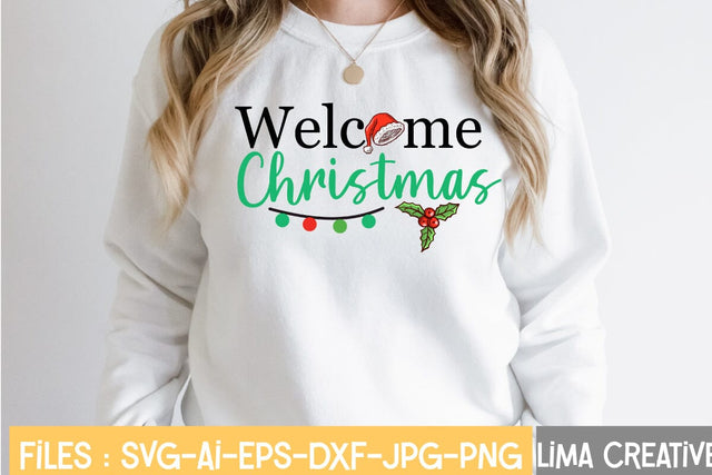 Welcome Christmas SVG Insomnia Std 