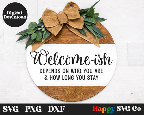 Welcome Door Sign SVG Bundle SVG The Happy SVG Co 