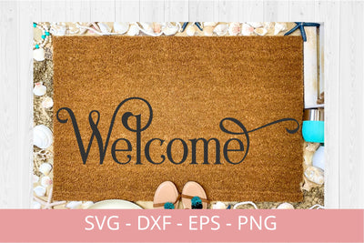 welcome Doormat svg for cricut SVG Chamsae Studio 
