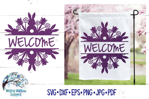 Welcome Easter Mandala SVG SVG Wispy Willow Designs 