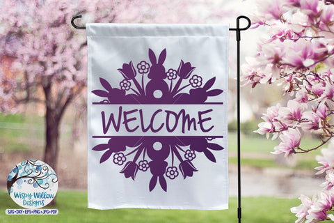 Welcome Easter Mandala SVG SVG Wispy Willow Designs 