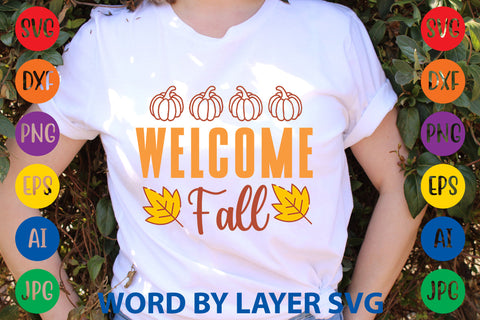 Welcome Fall, Fall SVG Design SVG Rafiqul20606 