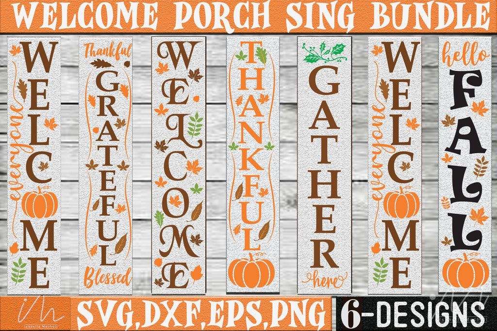 Welcome Fall porch sing svg Bundle, Welcome Porch Svg, Everyone welcome ...