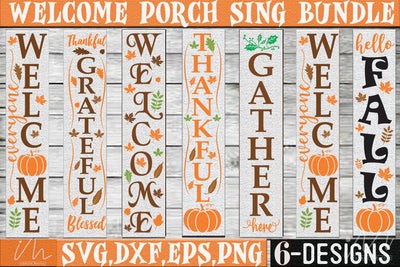 Welcome Fall porch sing svg Bundle, Welcome Porch Svg, Everyone welcome svg, Hello Fall svg, Funny Fall porch sing svg SVG Isabella Machell 