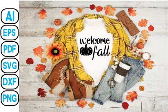 Welcome Fall SVG Craftlabsvg24 
