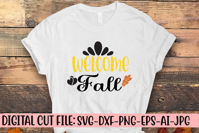 Welcome Fall SVG Design SVG Syaman 