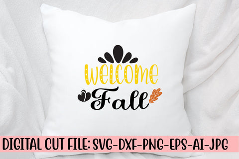 Welcome Fall SVG Design SVG Syaman 