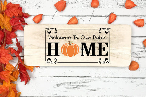 Welcome Fall SVG I Fall Door Sign SVG I Fall Sign SVG PNG SVG Happy Printables Club 