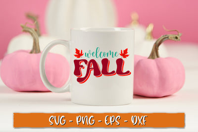 Welcome fall SVG, Retro Fall SVG Shetara Begum 