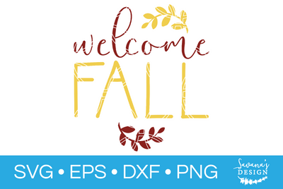 Welcome Fall SVG SavanasDesign 