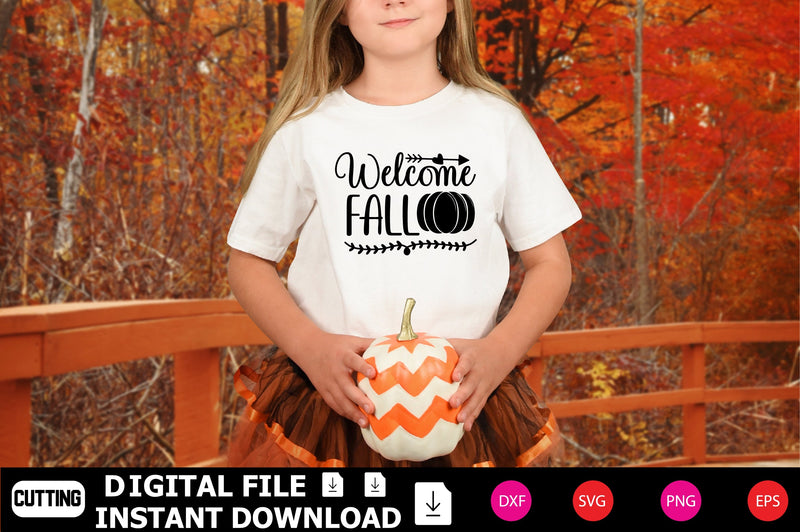 Welcome Fall SVG Shahin alam 