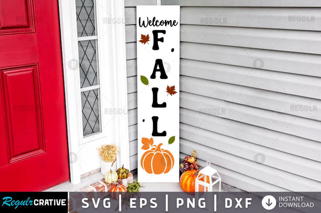 Welcome fall SVG SVG Regulrcrative 
