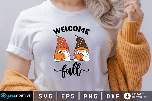 Welcome fall SVG SVG Regulrcrative 