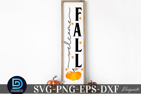 welcome fall, welcome fall SVG SVG DESIGNISTIC 