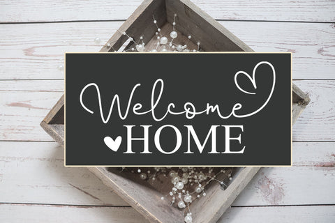 Welcome Home Farmhouse Sign SVG SVG Happy Printables Club 