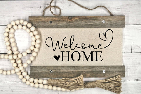 Welcome Home Farmhouse Sign SVG SVG Happy Printables Club 