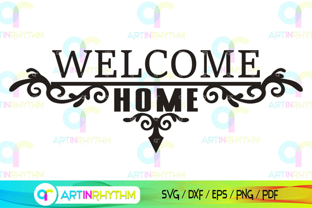 Welcome home porch door sign svg SVG Artinrhythm shop 