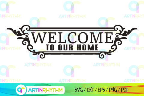welcome home porch door sign svg SVG Artinrhythm shop 