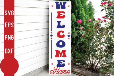 Welcome home Porch Sign SVG SVG Svgcraft 