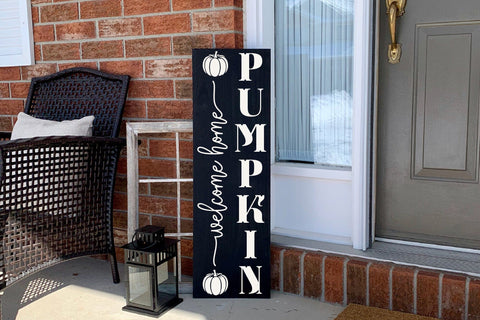 Welcome Home Pumpkin | Porch Sign SVG SVG CraftLabSVG 