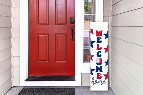 Welcome Home SVG - 4th of July Porch Sign SVG SVG CraftLabSVG 