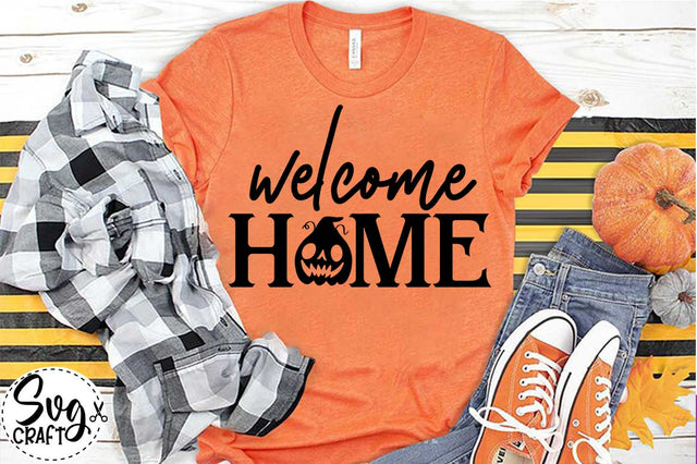 Welcome home SVG cut file, Halloween SVG cut file , pumpkin SVG file 31 svg Design SVG Svgcraft 
