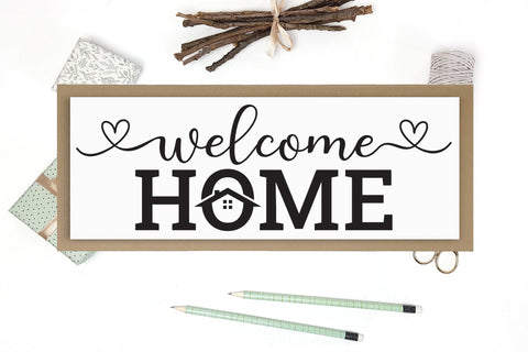 Welcome Home - Thanksgiving Sign SVG SVG CraftLabSVG 