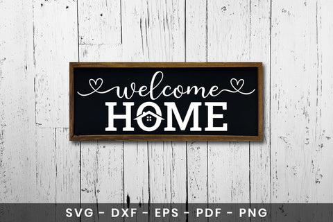 Welcome Home - Thanksgiving Sign SVG SVG CraftLabSVG 