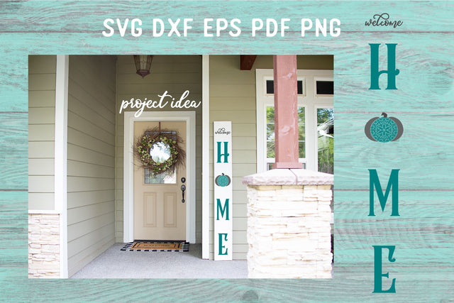 Welcome Home Zentangle Fall Pumpkin SVG SVG Tinker & Teal 