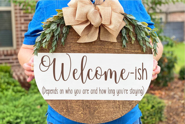 Welcome ish SVG SVG So Fontsy Design Shop 