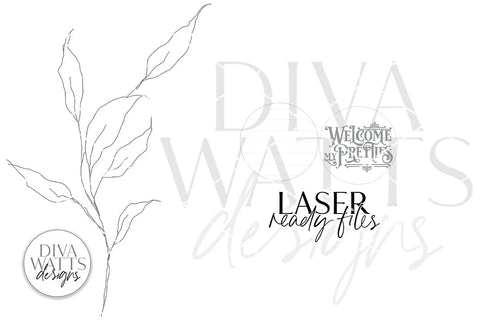 Welcome My Pretties Glowforge SVG | Halloween Round Design SVG Diva Watts Designs 