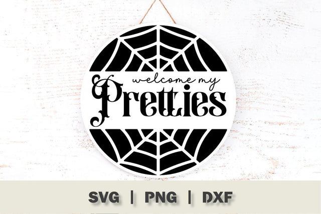 Welcome My Pretties Halloween Sign SVG SVG Ollive Studio 