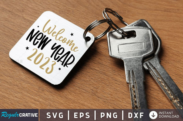 Welcome new year 2023 SVG SVG Regulrcrative 