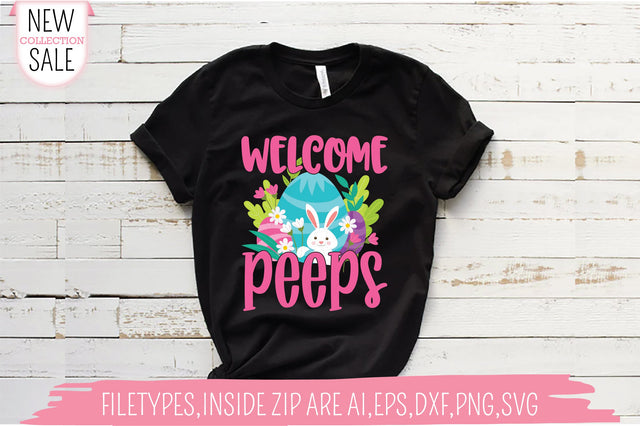 Welcome Peeps SVG SVG Creativeart88 