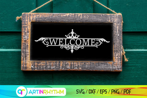 welcome porch door sign svg SVG Artinrhythm shop 