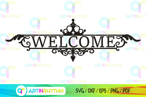 welcome porch door sign svg SVG Artinrhythm shop 