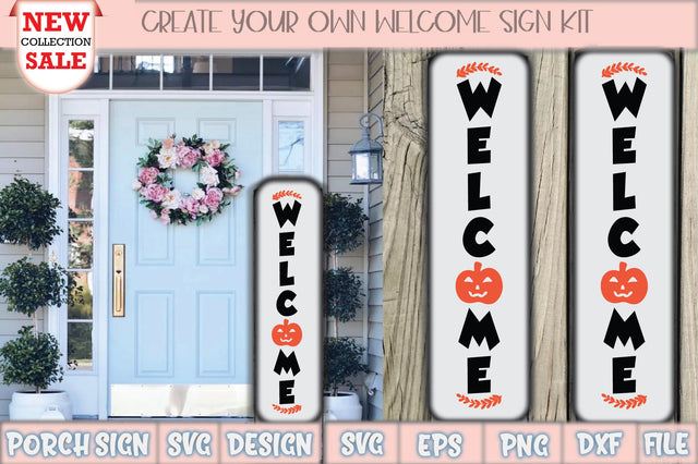 Welcome Porch Sign Svg Design SVG Creativeart88 