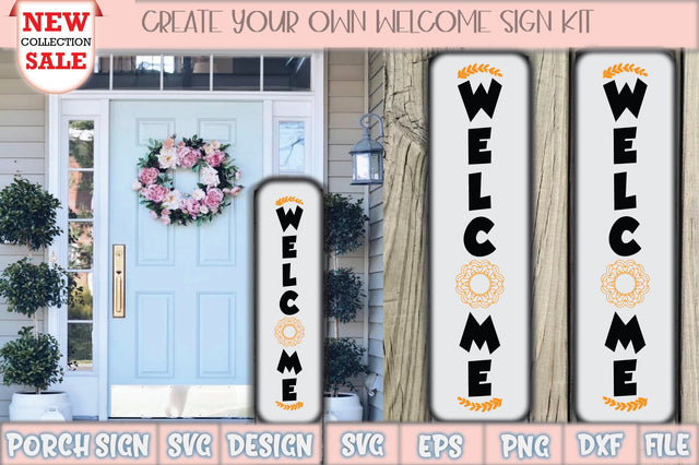 Welcome Porch Sign Svg Design SVG Creativeart88 