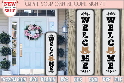Welcome Porch Sign Svg Design SVG Creativeart88 