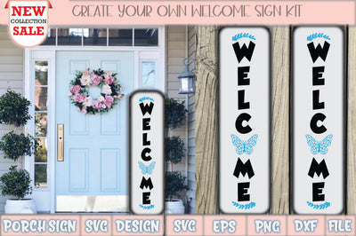 Welcome Porch Sign Svg Design SVG Creativeart88 