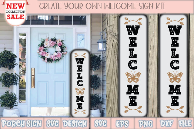 Welcome Porch Sign Svg Design SVG Creativeart88 