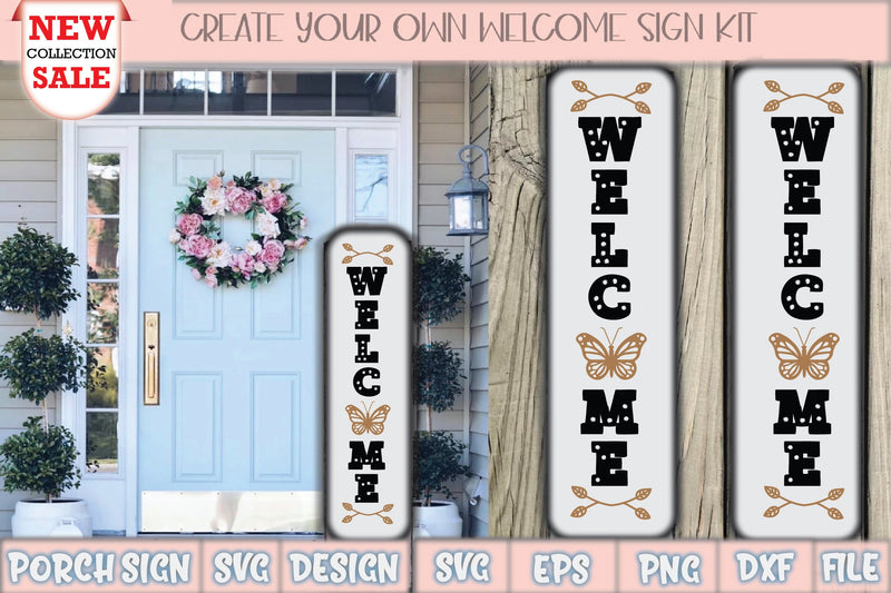 Welcome Porch Sign Svg Design SVG Creativeart88 